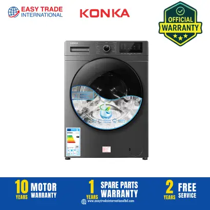 KONKA Washing Machine KG80-12B13 (8.0 KG) Front Loading Inverter