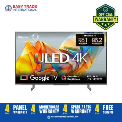 Hisense 43 Inch Quantum Dot 4K ULED Smart Dolby Atmos Dolby Vision Voice Control Google TV 43U6F3