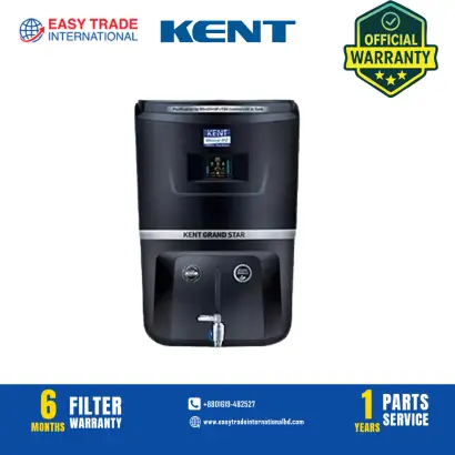 KENT Grand Star-B with Digital Display of Purity & Performance 20 Liter Black