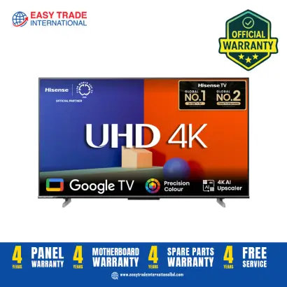 Hisense 65 Inch Bezelless Dolby Vision 4K UHD Smart LED Voice Control Google DTS TV 65A6F3