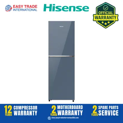 Hisense 277L TMF Inverter Glass Door Refrigerator RT1G276NABM Metro Blue