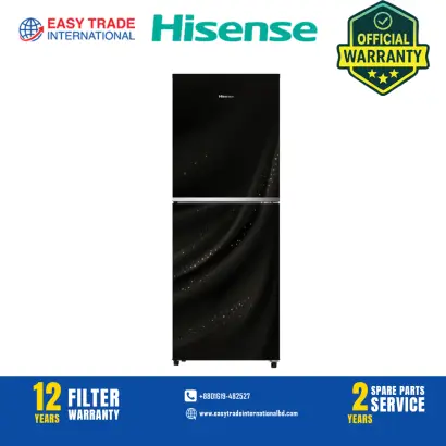 Hisense 238L TMF Glass Door Refrigerator RTDG236NAAB/BD3 Avatar Black