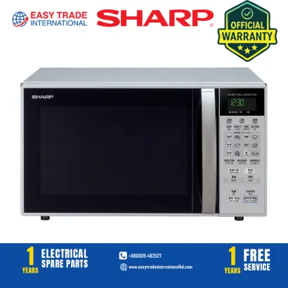 Sharp Double Grill Convection Microwave Oven R-898C-S | 26 Litres - Silver