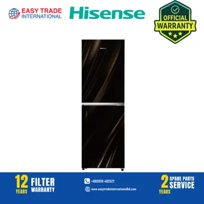 Hisense 277L TMF Glass Door Refrigerator RTDG276NARG/BD3 Rose Gold