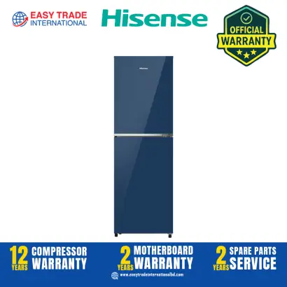 Hisense 277L TMF Inverter Glass Door Refrigerator RT1G276NARB Royal Blue