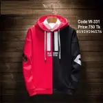 Red and black Hoodie For Man