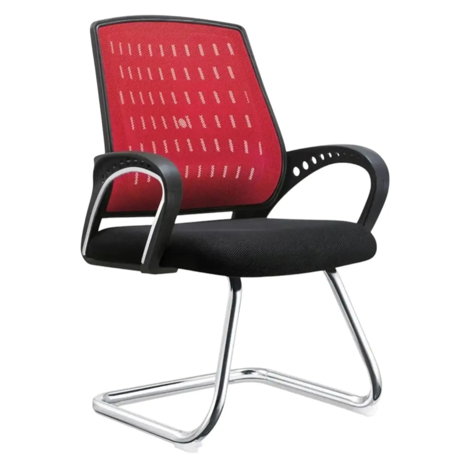 (Red\Black) Visitor Chair, Modern Office Visitor Chair, Visitor Chair