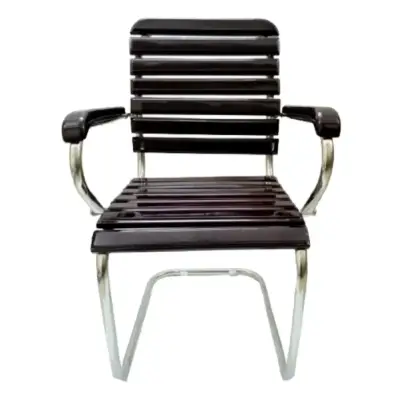 (FP-M-160-Ss) Mahogany wooden visitor chair