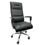 Three Part Boss Chair Artificial Leather (FP-M-76-SS-Black)