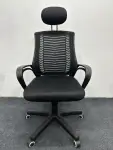 Smart Executive office chair V-mash Black Revolving Chair with Headrest Price in Bangladesh - image 1