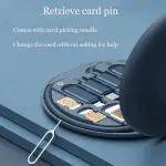 Mixen Multifunctional USB Adapter Cable, Conversion Storage Box Cable Storage USB Data Blocker 60W USB Data Cable Fast Charge Line Storage Box Mini Digital Electronic Gadgets Organizer