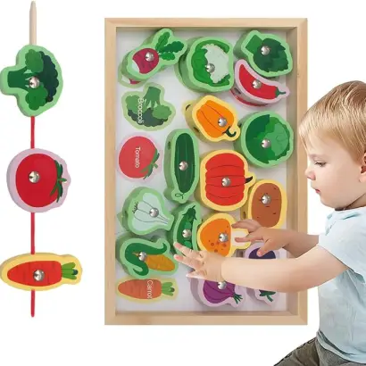 Multifunctional Fishing Game For Kids Magnetic Wood Logarithmic Board Games Montessori Learning Toys Colorful Educational