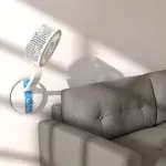 Folding Multi-function USB Charging LR Fan-2018 with builtin LED Light