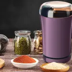 Spice Grinder Portable -Electric Grain Mill Grinder Stainless Steel Dry Grain Spices Cereals Seasonings Coffee Bean Grinder Machine