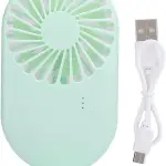 মিনি পোর্টেবল হ্যান্ড ফ্যান ইউএসবি রিচার্জেবল