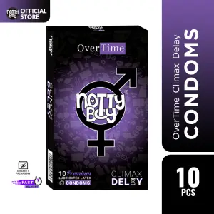 NottyBoy Over Time Extra Time Climax Delay Condom - 10Pcs Pack(India)