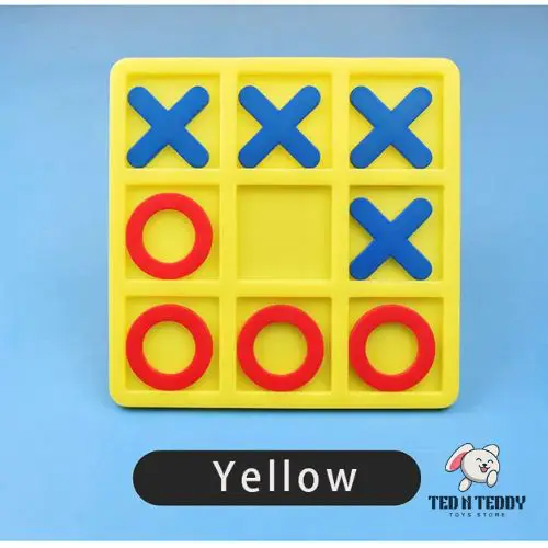 Tic Tac Toe Family Board Game Toys - Upgraded Plastic Tic-Tac-Toe X & O Chess