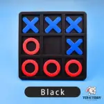 Tic Tac Toe Family Board Game Toys - Upgraded Plastic Tic-Tac-Toe X & O Chess