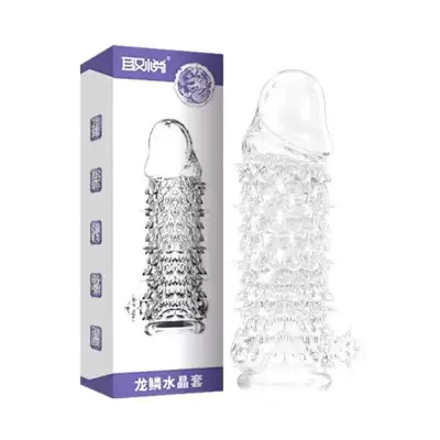 Dragon Crystal Clear Hot Cutting Magic Condom For Men