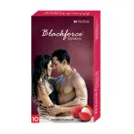 Blackforce Litchi Flavoured Extra Dotted Condom - 10Pcs Pack