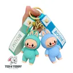 Hot Selling Cartoon Bubble Labubu Vinyl Keychain Claw Machine Toy PVC Keychain Pendant