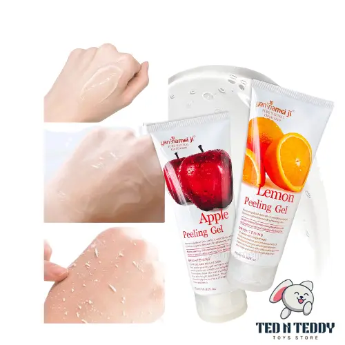 Nature Organic Pomegranate Scrub Peeling Gel Brightening Hydrating Face Body Exfoliating Gel