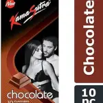 Kamasutra Chocolate Flavor Dotted Condom - 10Pcs Pack(India)