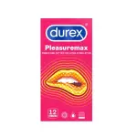 Durex Pleasuremax Ribbed & Dotted Extra Stimulation Condom - 12pcs Pack