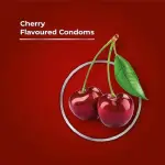 Skore Cherry Flavored 1500+ Dotted with Extra Lubrication Condom - 10Pcs Pack(India)