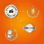 Skore Orange 1500+ Dotted Condom - 10Pcs Pack(India)