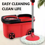 High quality household cleaning tools 360 spin Clean Mops Easy Press Mop Set Floor Cleaning mop with bucket