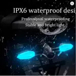 2PCS Universal Motorcycle LED Turn Signal Lamp Color Projection Lamp Sequential Flowing Flash Indicator Lights Running Light