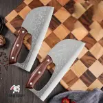 Kitchen Household Slicing 50Cr15MoV Steel Wood Handle 24cm