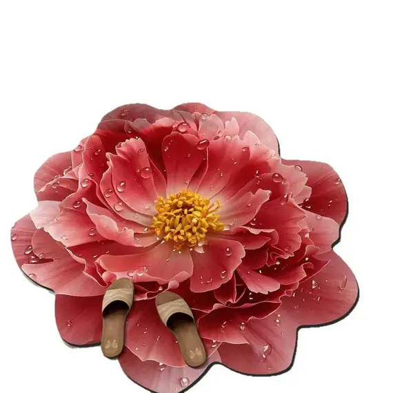 🌸 PREMIUM FLOWER FLOOR MAT 🌸 🏡 আপনার ঘরকে দিন Luxury & Elegant লুক!