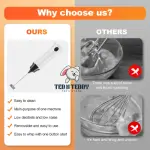 🔥 Electric Milk Frother / Coffee Beater 🔥 ☕ ঘরে বসেই ক্যাফে-স্টাইল কফি বানান!