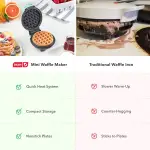 🥞 ঘরেই বানান পারফেক্ট ওয়াফল! 🥞  Electric Waffle Maker – জার্মান টাচে সুস্বাদু সকালের শুরু ✨