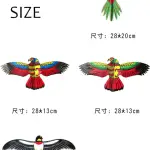 Fishing Rod Kite, 3D Dynamic Kite Mini Eagle Swallow Children Hand-held Plastic Traditional Small Kite Animal