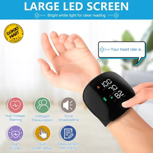 🩺 NEW Digital Wrist Blood Pressure Monitor  নিজেই ঘরে বসে চেক করুন আপনার ব্লাড প্রেসার ও হার্টবিট!