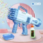 Bubble Gun, Gatlin Bubble Machine  Rocket Launcher Bubble Machine Gift for Children (as per Color Availability)