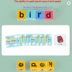 Interesting word competition, letter and English letter matching game, colorful block puzzle, children's interactive puzzle toys