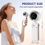 🔥 High-Speed Folding Portable Cooling Fan 🔥 গরমে আর কষ্ট নয়! এখনই নিয়ে নিন শক্তিশালী ১৩০০০ RPM মোটরের পোর্টেবল কুলিং ফ্যান ❄️💨