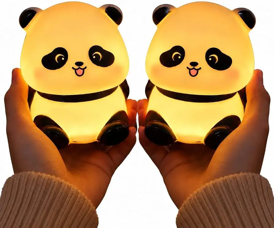 🐼✨ Cute Panda LED Night Light — ছোট্ট আলো, ঘরে মিষ্টি আবহ! ✨🐼