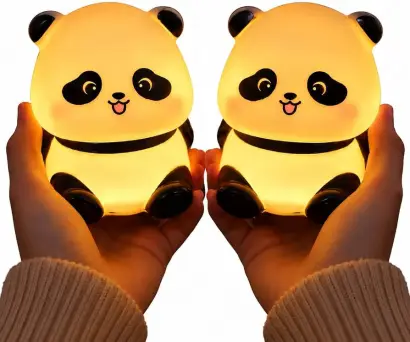 🐼✨ Cute Panda LED Night Light — ছোট্ট আলো, ঘরে মিষ্টি আবহ! ✨🐼