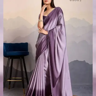 Ombrine by sethnic satin party saree