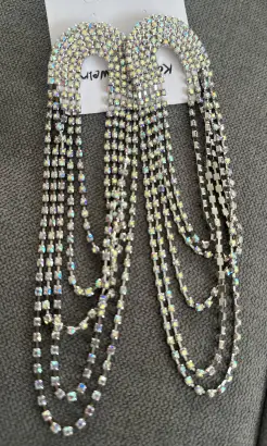 Beautiful long tassel earrings