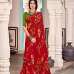 Fancy designer chiffon saree by LT fabrics