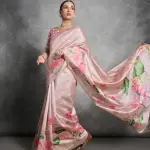 Black Tussar silk saree