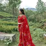 Fancy designer chiffon saree by LT fabrics