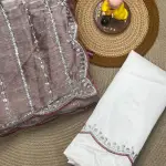 Premium Jimmy Choo chiffon silk party saree