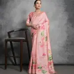 Black Tussar silk saree